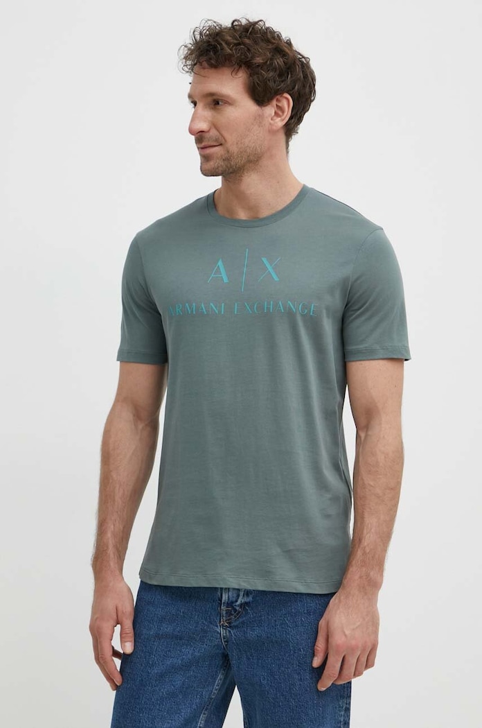 Tričko Armani Exchange zelená 8NZTCJ.Z8H4Z.NOS