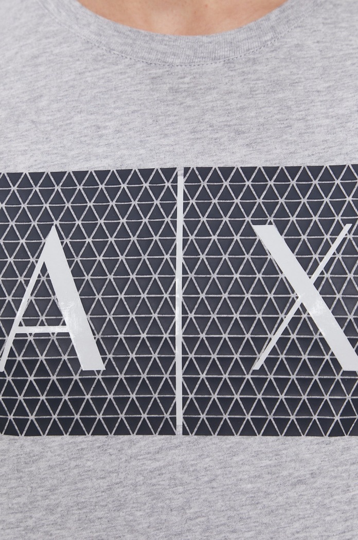 Bavlnené tričko Armani Exchange 8NZTCK.Z8H4Z.NOS sivá