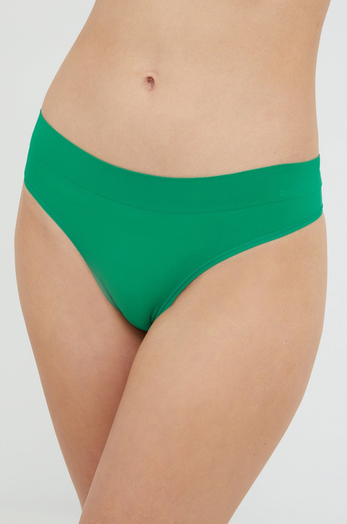 Dkny stringi stringi zielony DK5016