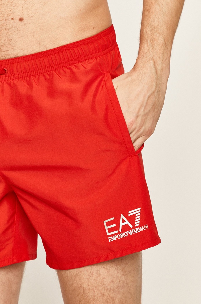 Дрехи EA7 Emporio Armani - Шорти за плуване CC721.902000.NOS червен