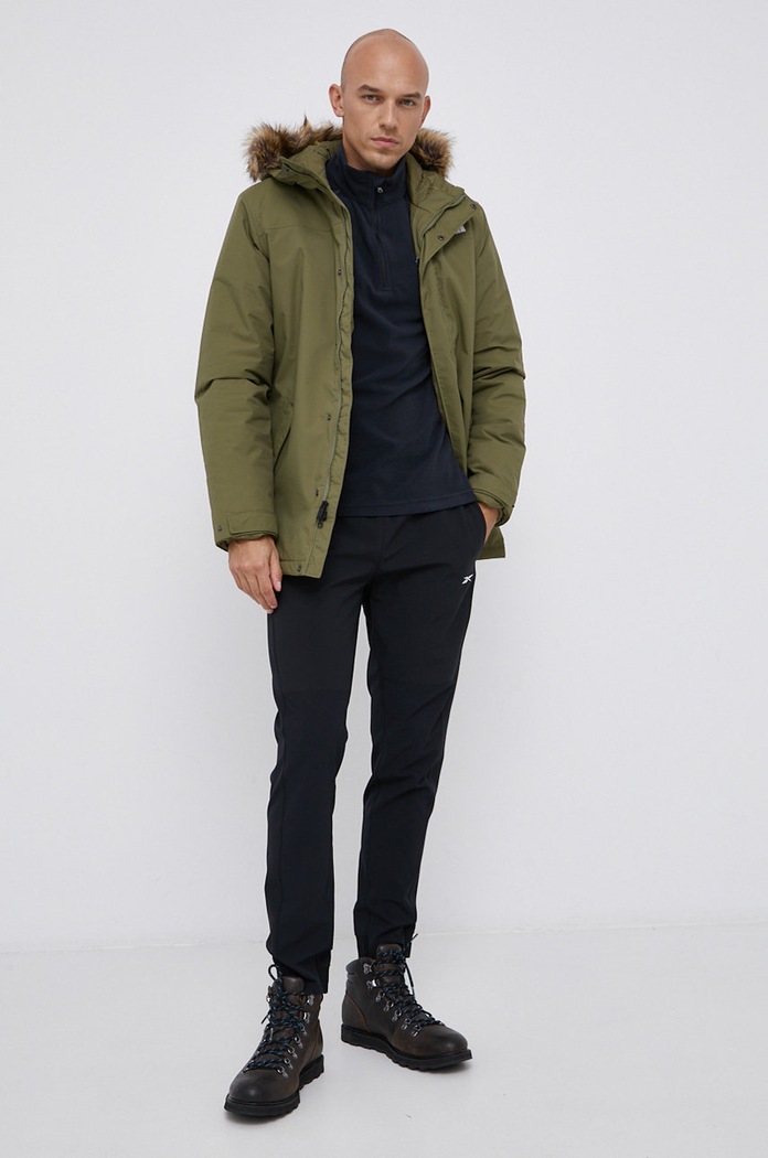 Športová mikina Columbia Klamath Range Ii 1352472 sivá SS26