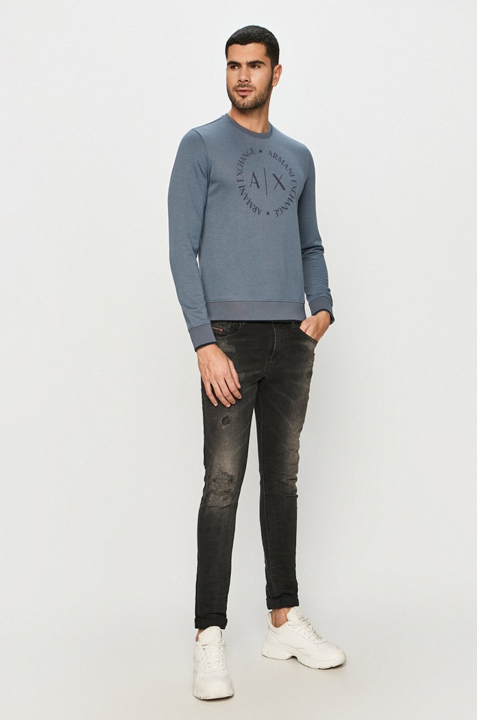 Armani Exchange - Mikina 8NZM87.Z9N1Z modrá AA00