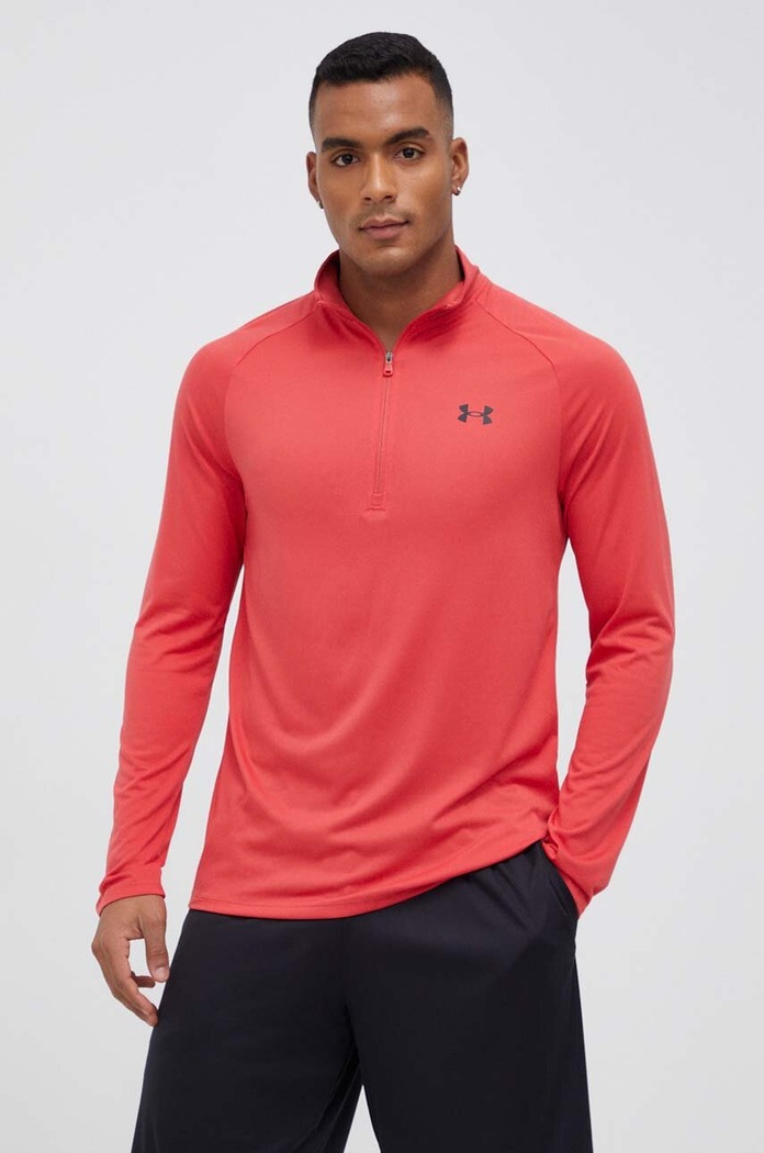 Under Armour edzős pulóver Tech 2.0 melanzs piros 1328495