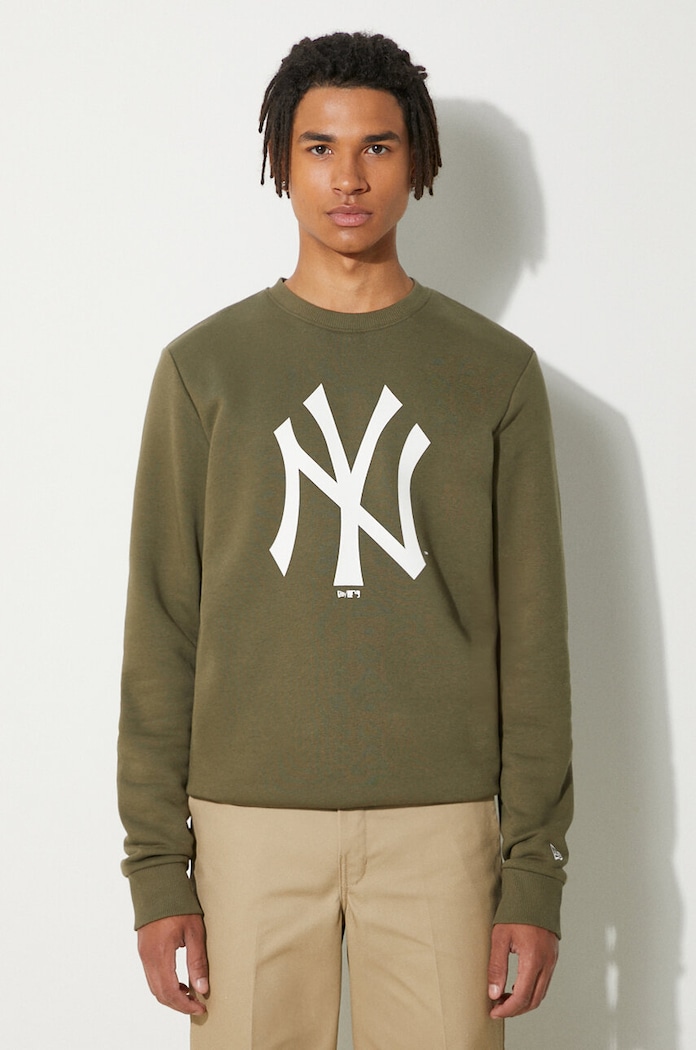 New Era - Bluza bez kaptura zielony 11863702
