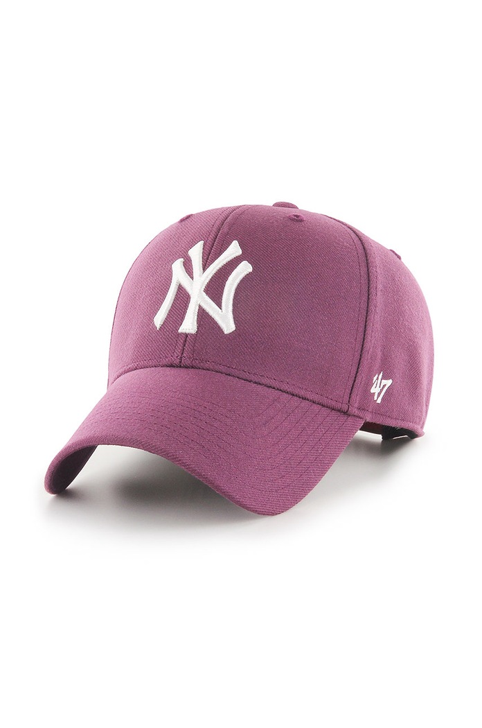 47 brand Czapka New York Yankees fioletowy B.MVPSP17WBP.PJ