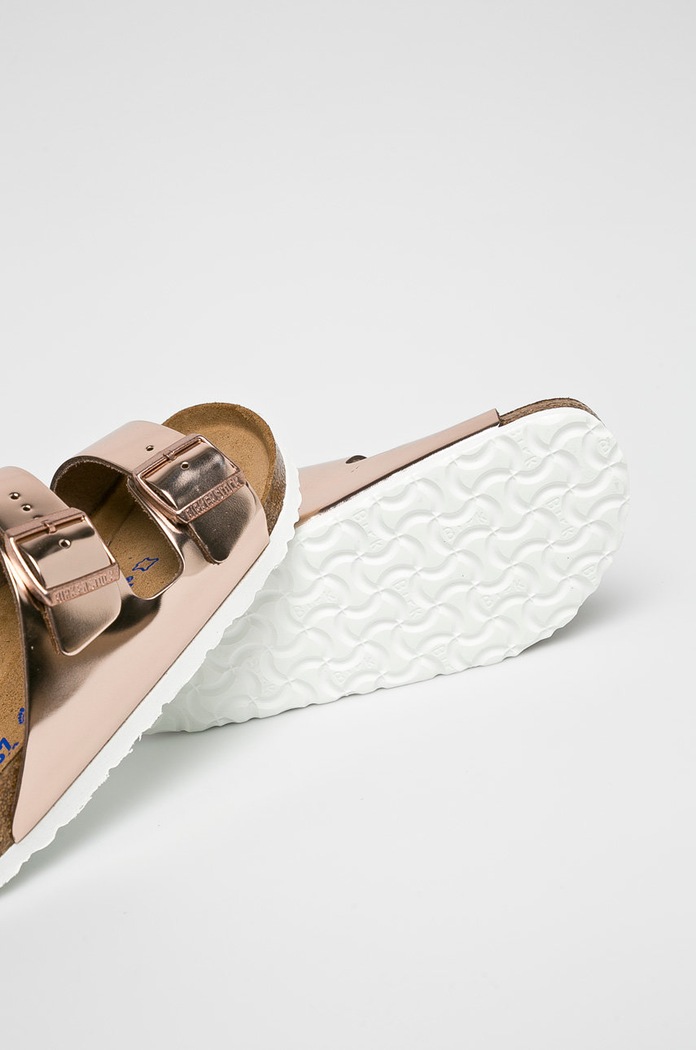 Kožené šľapky Birkenstock Arizona SFB ružová 952091