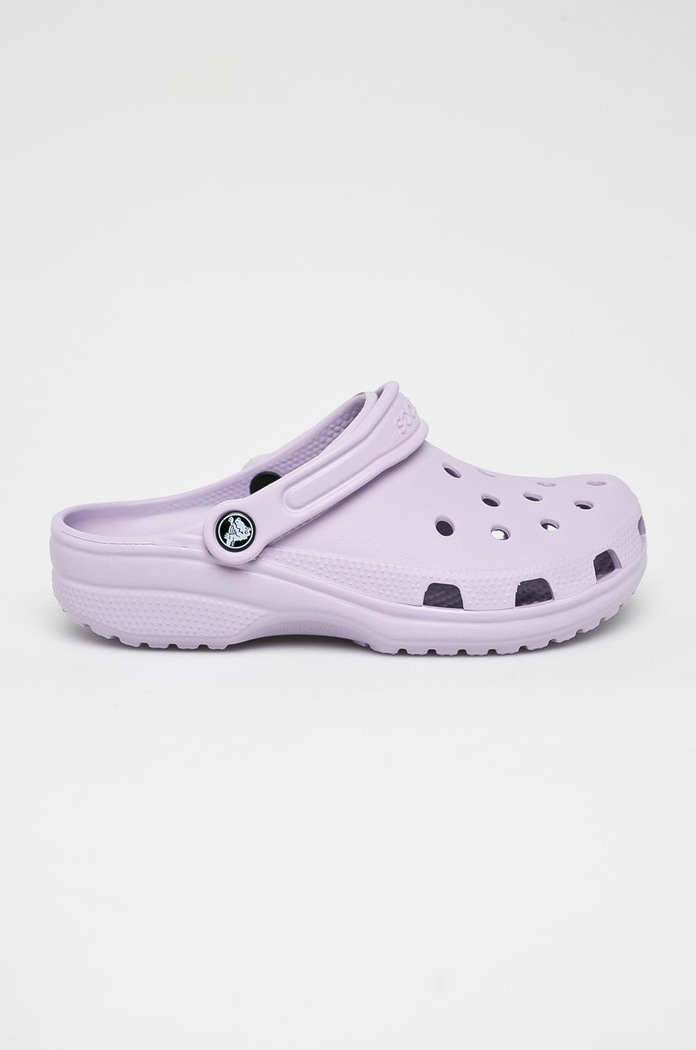 Crocs - Παντόφλες Classic φλατ μωβ 10001.CROCS.CLASSIC.