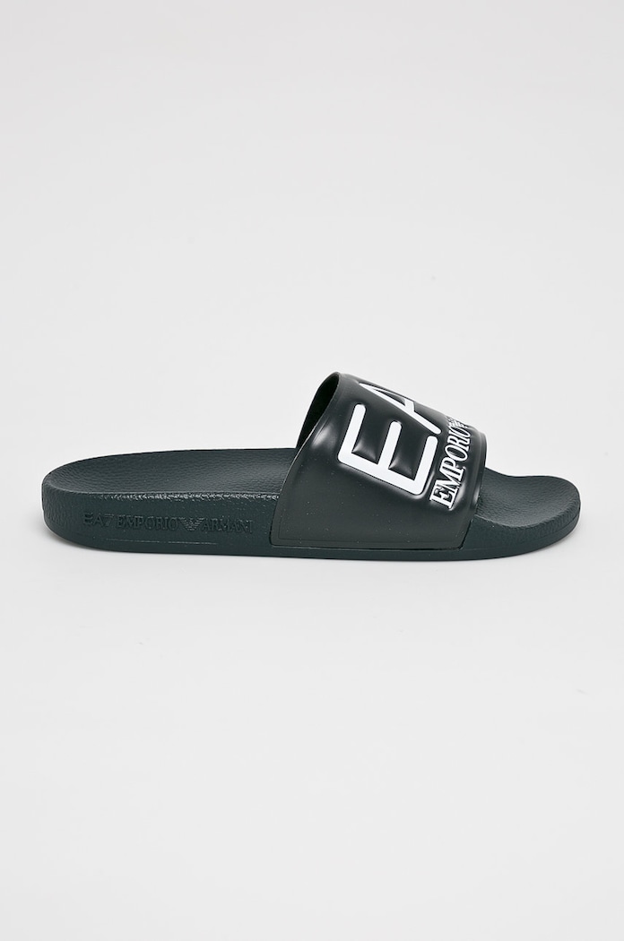 EA7 Emporio Armani ciabatte slide flat blu navy XCC22.XCP001