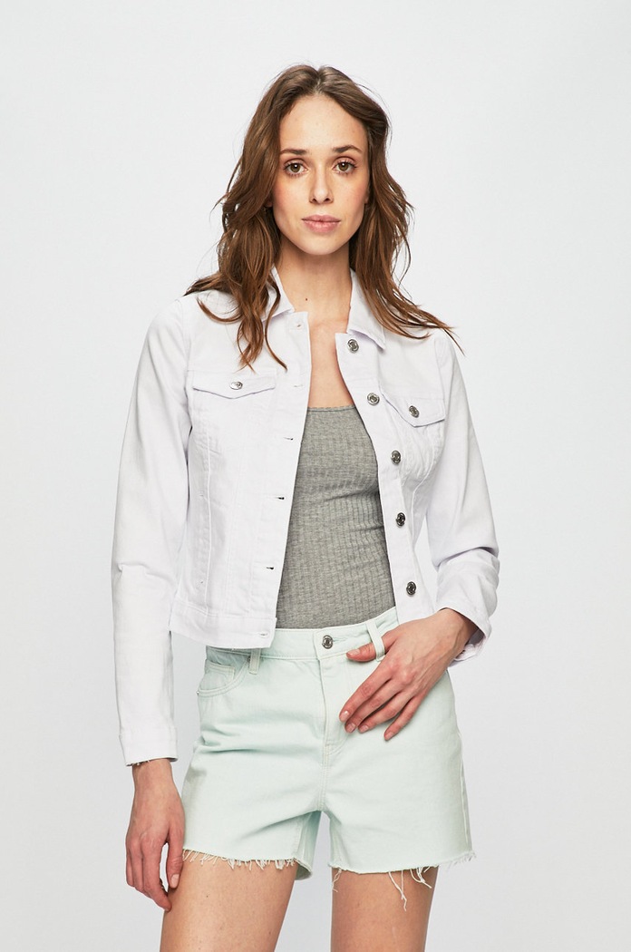 Vero Moda - Bunda riflovina bílá 10193085