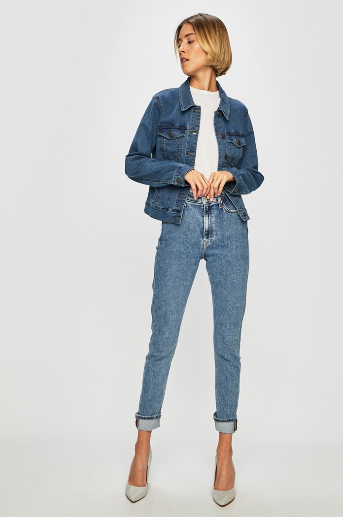 Vero Moda - Rövid kabát 10193085 kék AA00