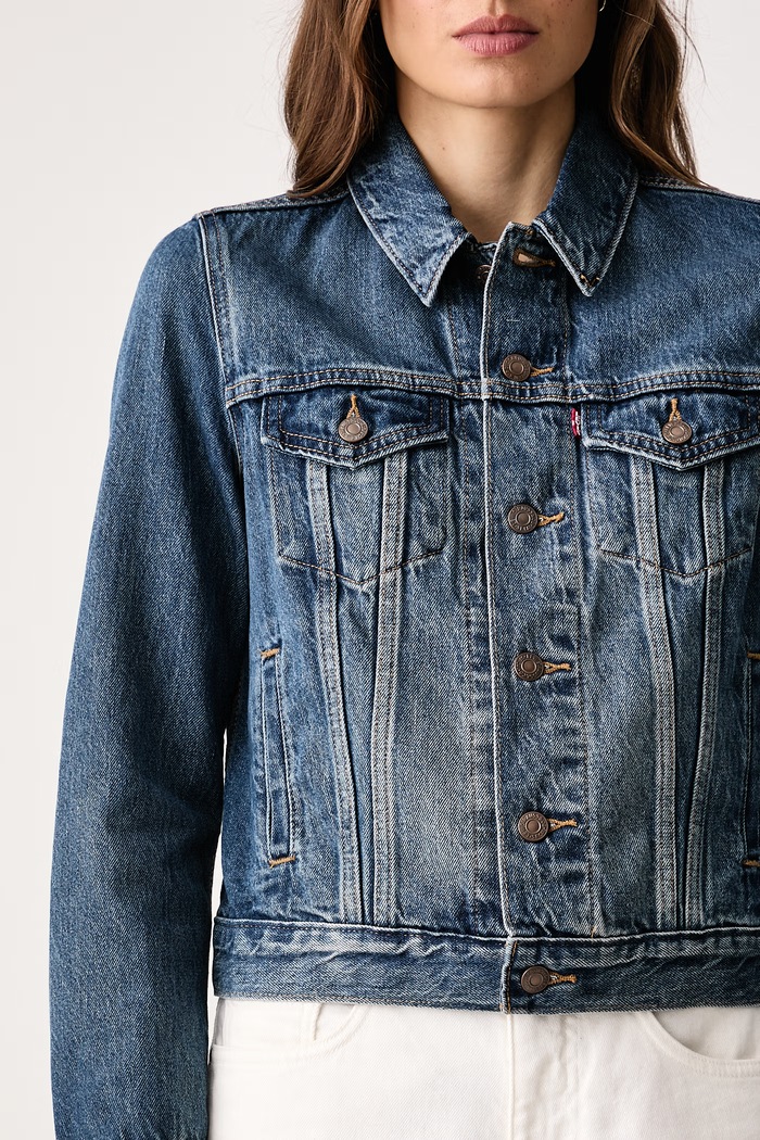 Prechodná bunda dámska rifľová Levi's 29945.0063 modrá