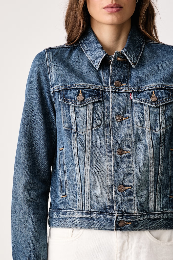 Prechodná bunda dámska rifľová Levi's 29945.0063 modrá