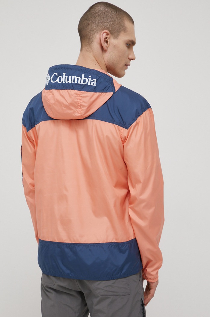 Odzież Columbia wiatrówka Challenger 1714291 pomarańczowy
