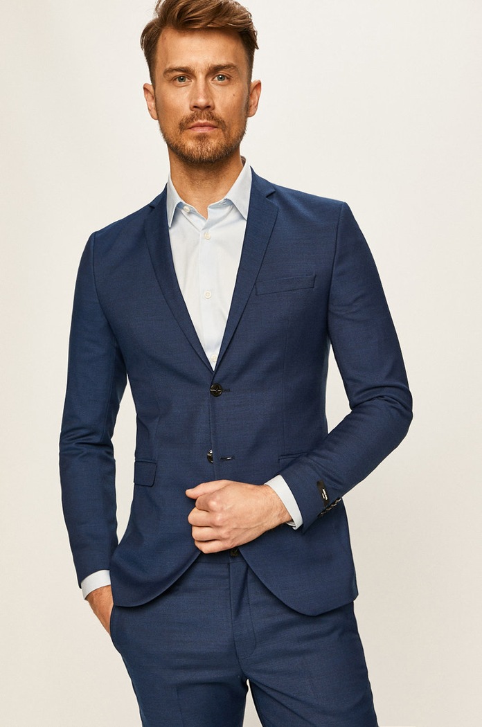 Premium by Jack&Jones - Marynarka tkanina niebieski 12141107