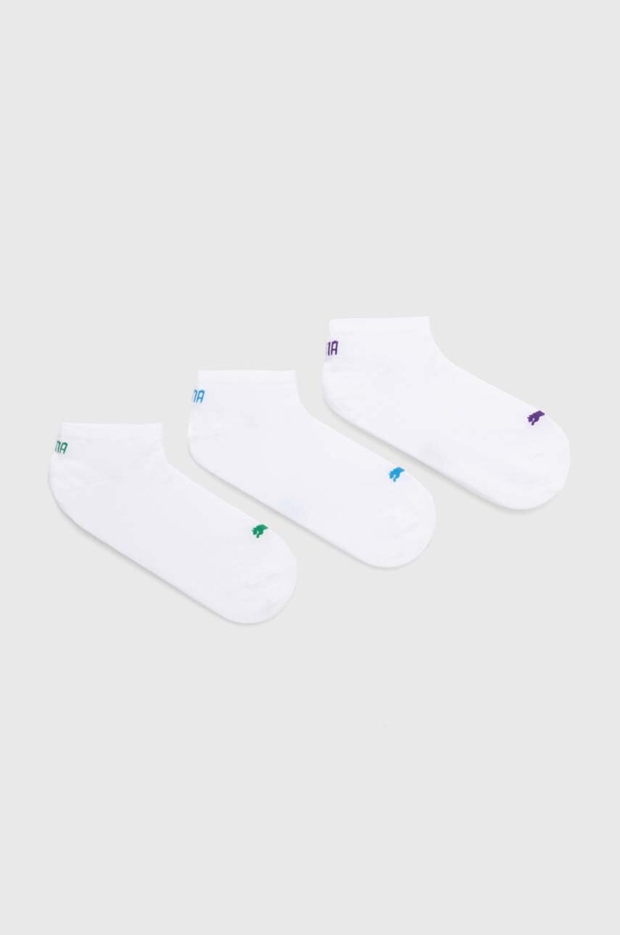 Ponožky Puma 3-pack bílá 906807