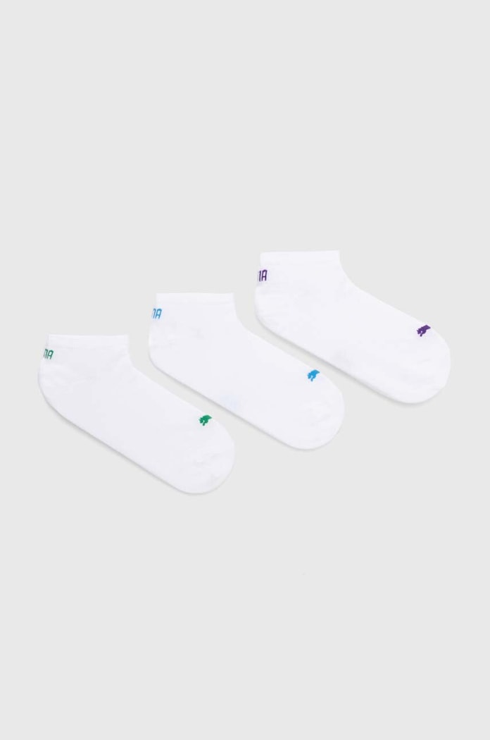 Ponožky Puma 3-pack bílá 906807
