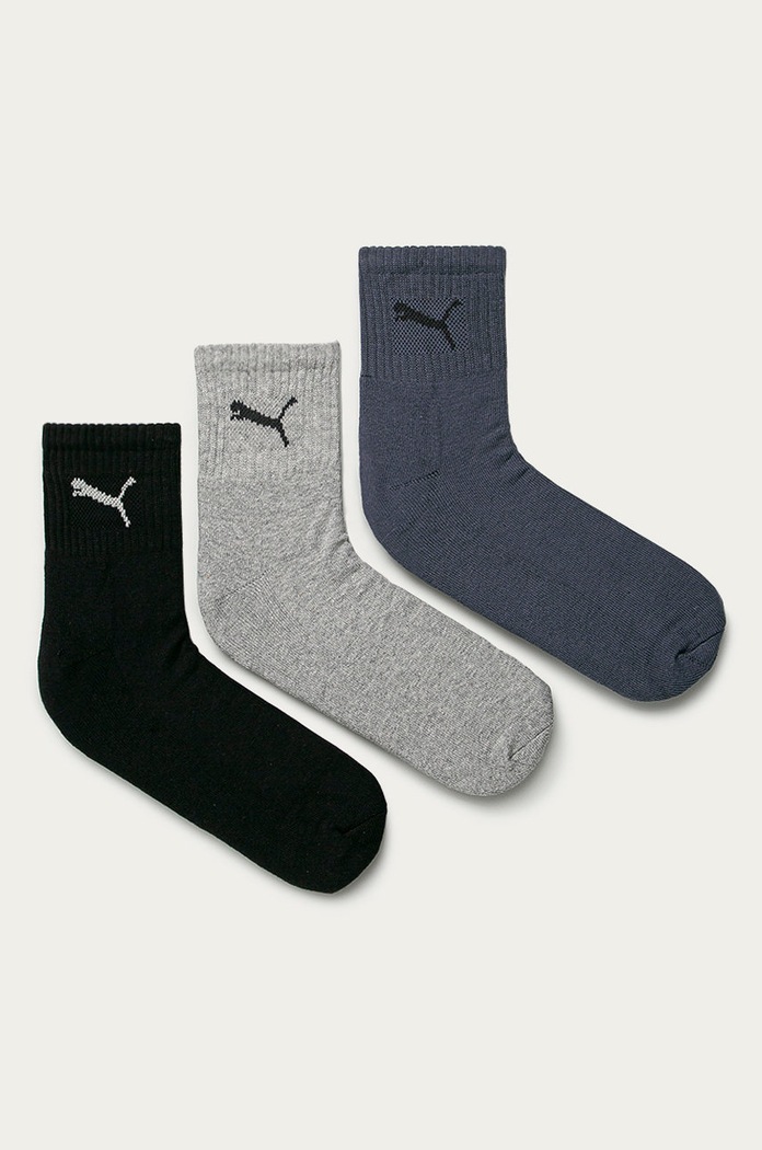 Puma - Ponožky (3-pack) 906110 krátké ponožky námořnická modř 906110