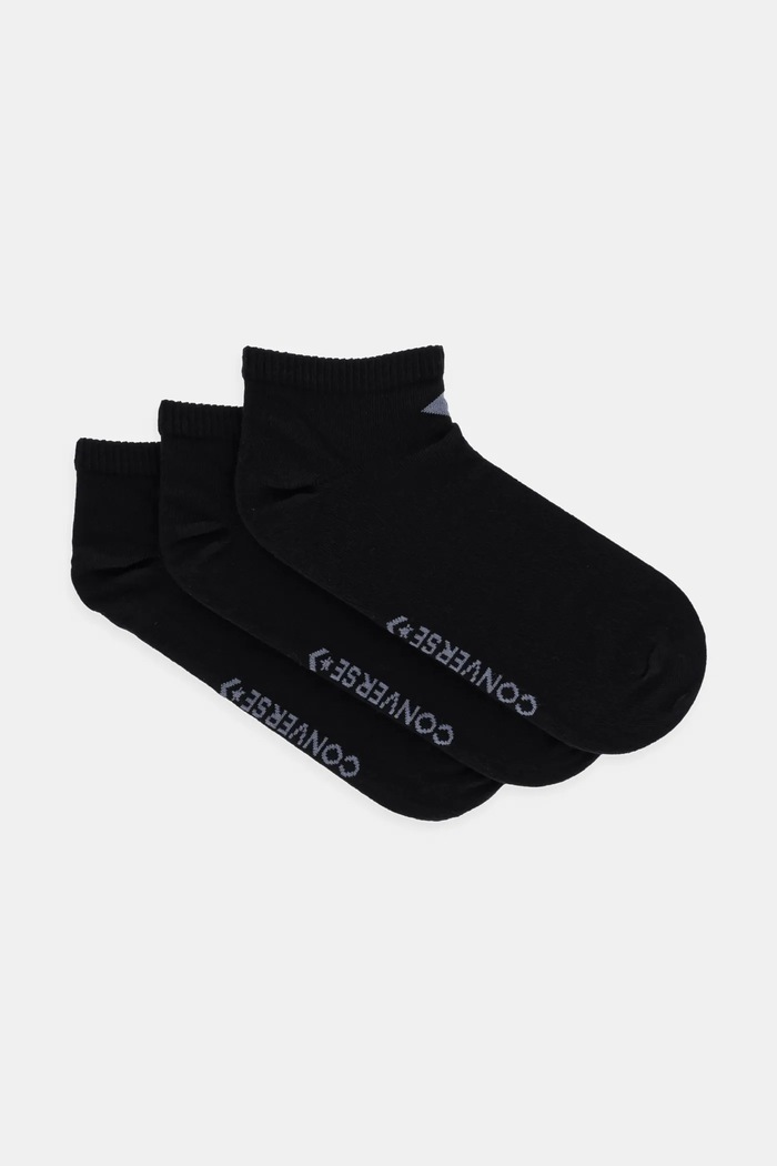 Converse - Skarpety (3-Pack) skarpetki krótkie czarny E747B.3010