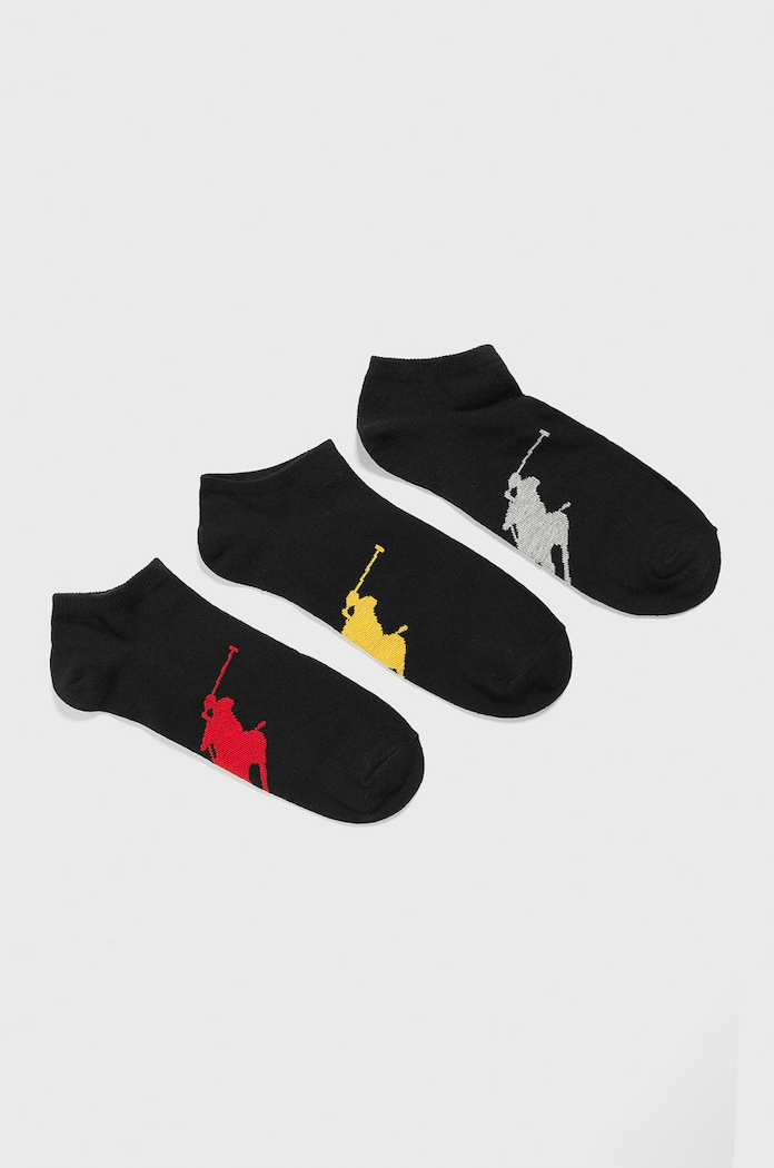 Polo Ralph Lauren - Sokne (3-pack) niske čarape crna 449655205003