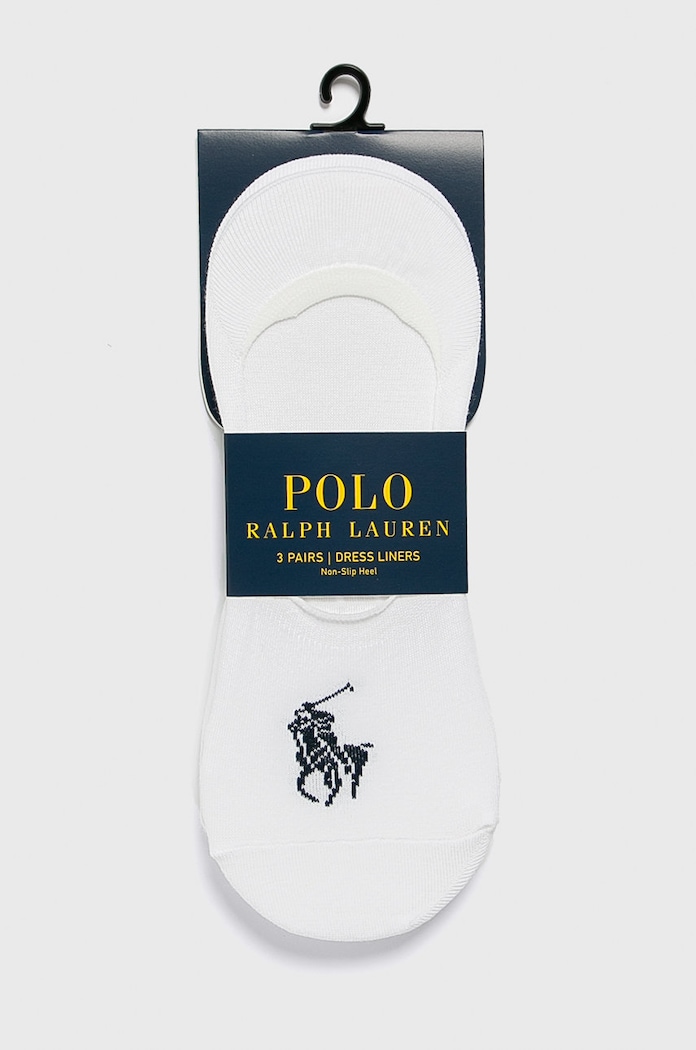 Polo Ralph Lauren - Sokne (3-pack) niske čarape bijela 449655267003