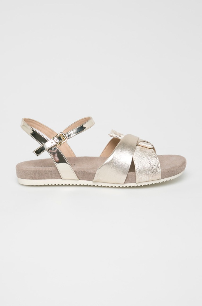 Caprice - Sandale piele aur 9.9.28109.22