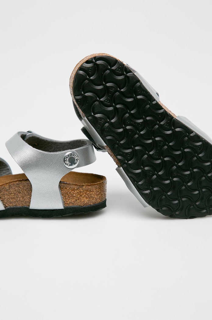 Birkenstock - Sandały dziecięce srebrny 731483
