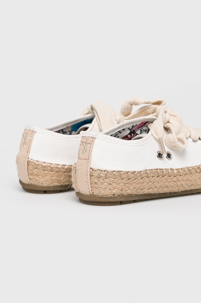 Dziewczynka Emu Australia - Espadryle dziecięce Agonis Teens T11411 biały