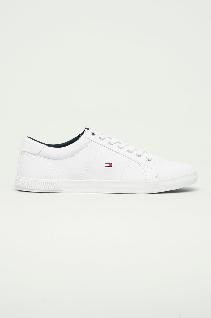 Tommy Hilfiger - Ниски кецове ICONIC LONG LACE SNEAKER бял FM0FM01536