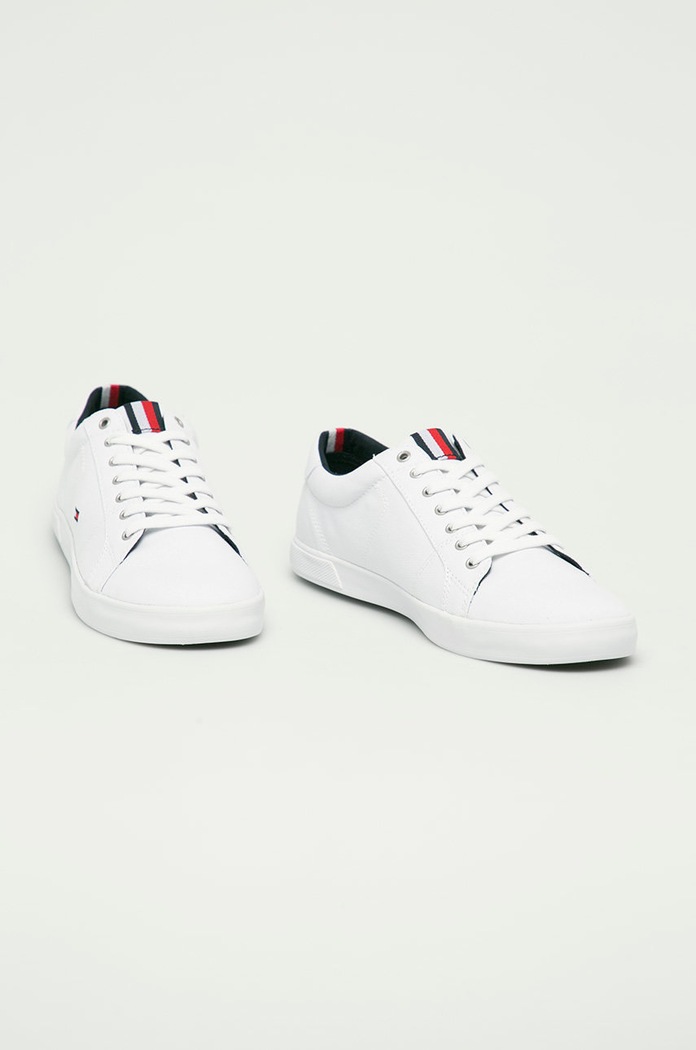 Tommy Hilfiger - Ниски кецове ICONIC LONG LACE SNEAKER FM0FM01536 бял SS23