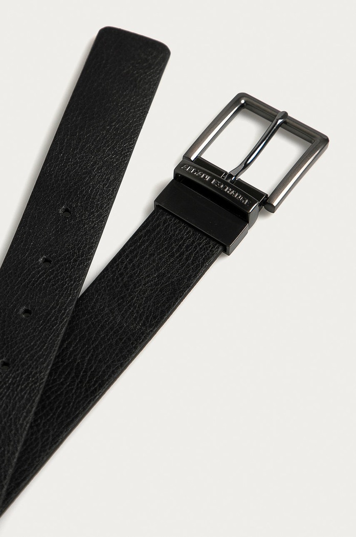 Armani Exchange - Curea de piele cu două fețe 951000.CC512 maro AA00