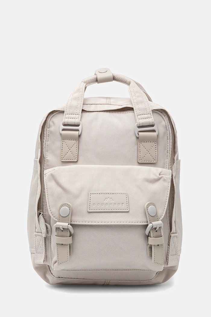 Doughnut - Ruksak Macaroon Mini jednofarebný béžová D124SC.0008