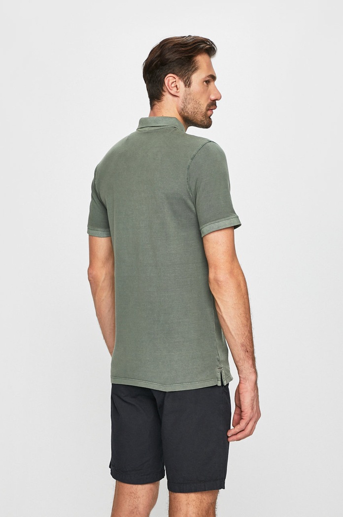 Дрехи Premium by Jack&Jones - Тениска с яка 12151449 зелен