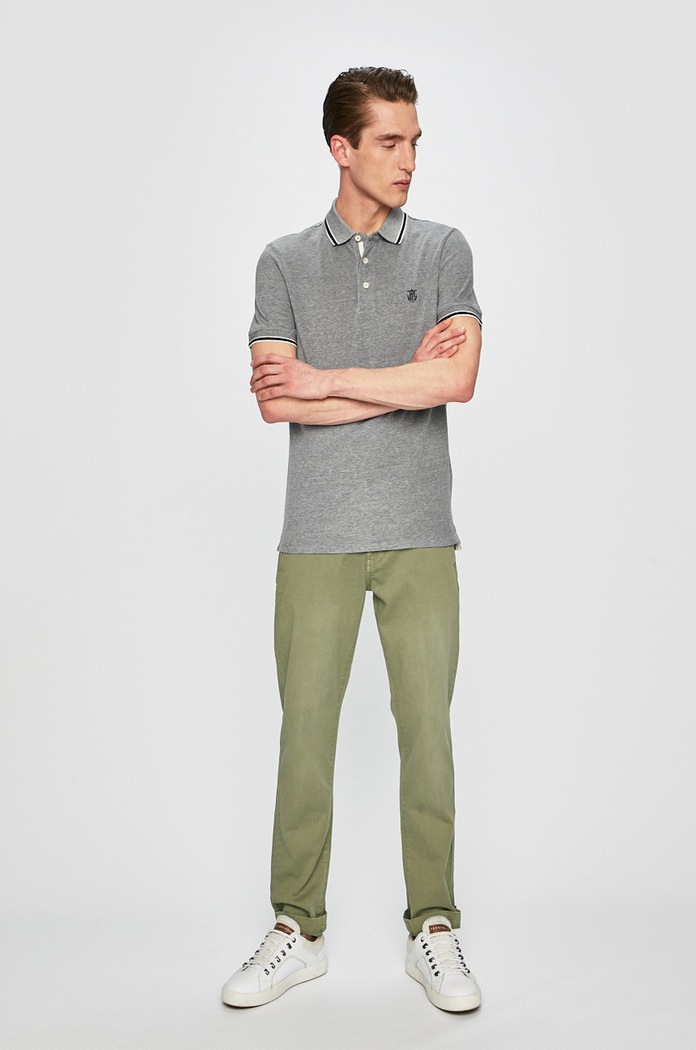 Selected Homme Tricou Polo 16065598 bleumarin AA00