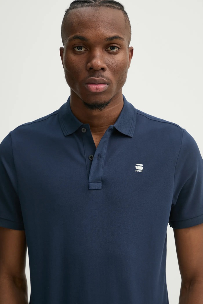 G-Star - Pánske polo tričko tmavomodrá D11595.5864.6067