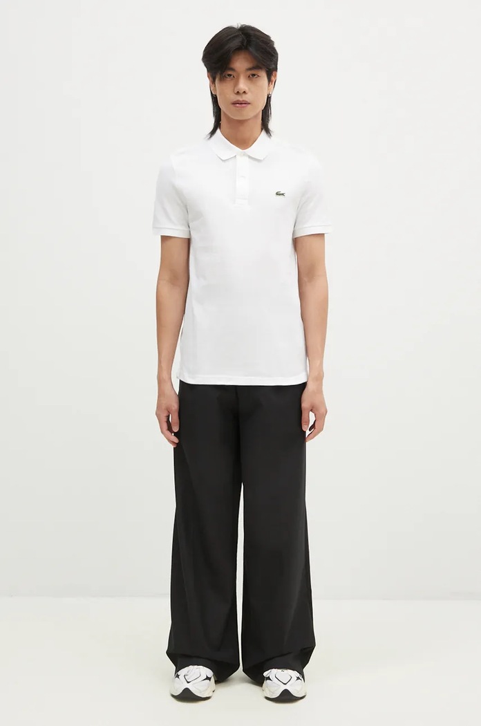 Lacoste polo de bumbac PH4012 alb
