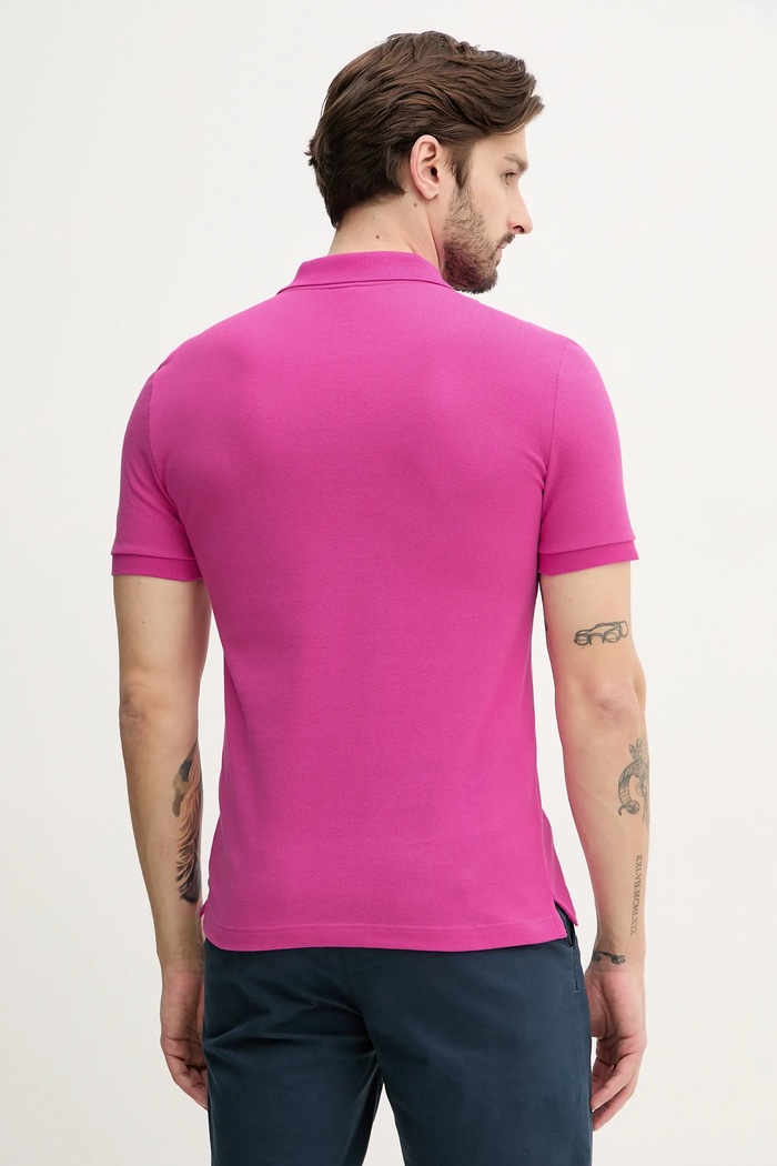 Îmbrăcăminte Lacoste Polo de bumbac PH4012 roz