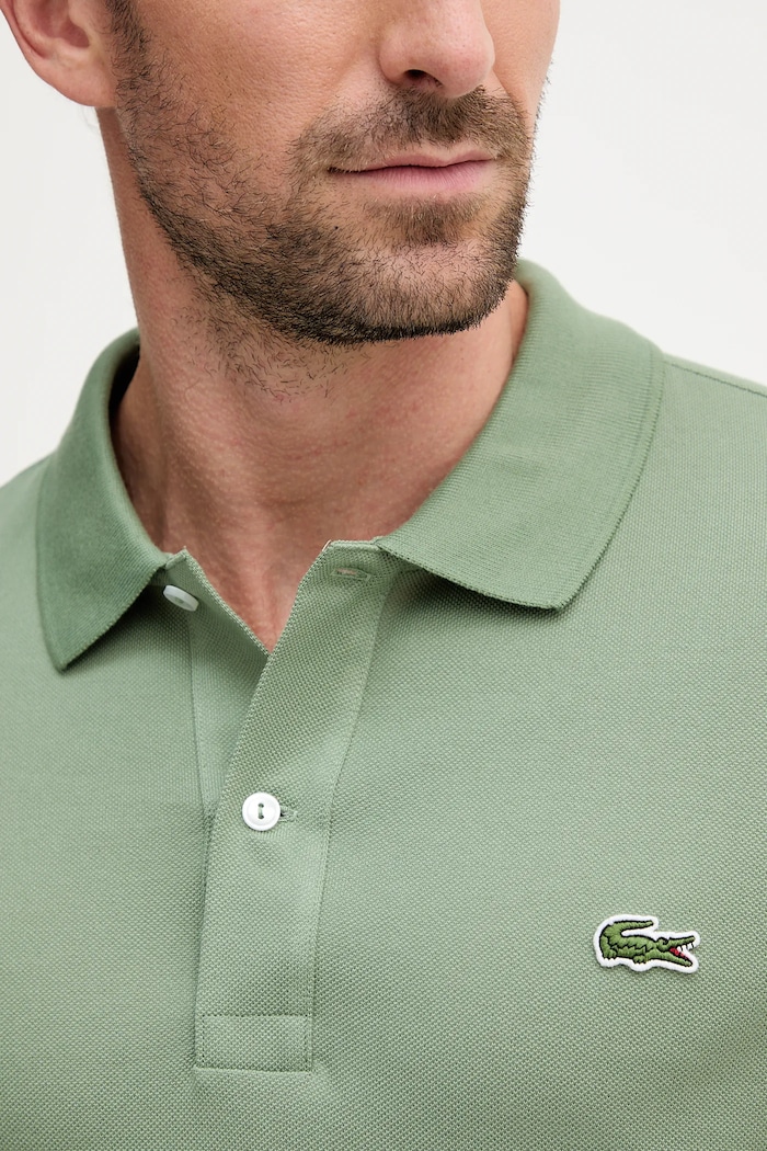 Lacoste polo de bumbac PH4012 verde