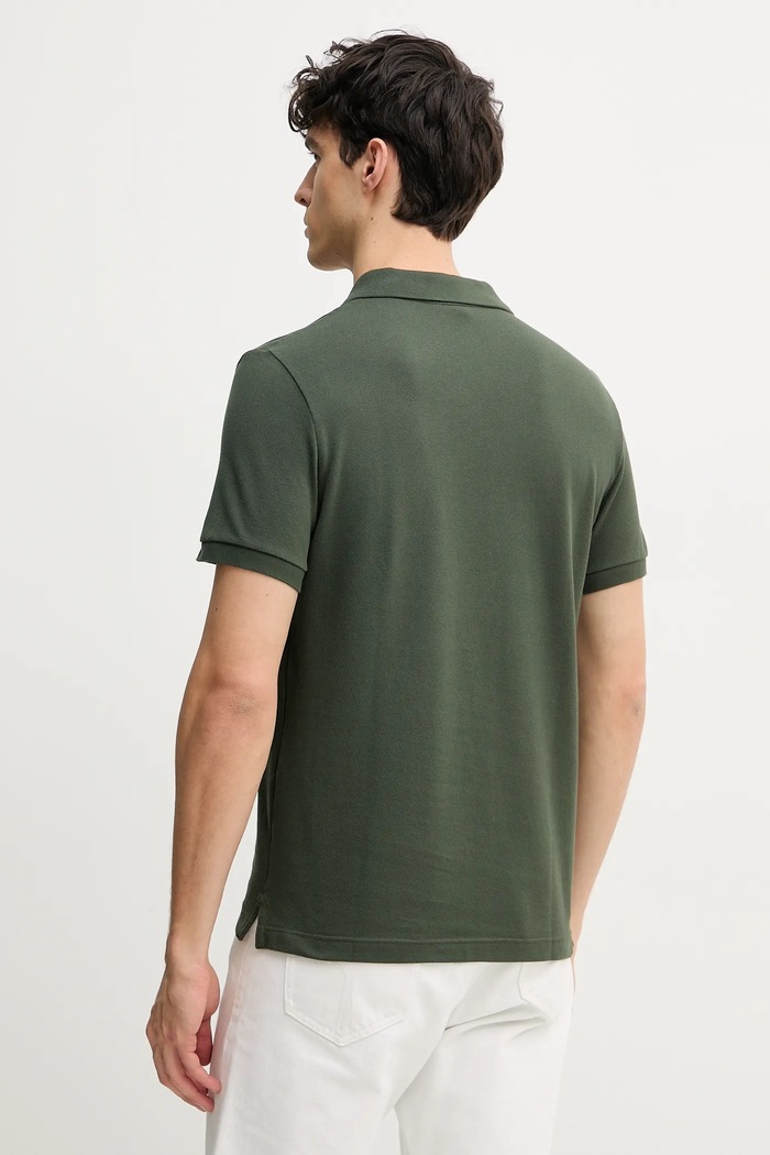 Îmbrăcăminte Lacoste polo de bumbac PH4012 verde