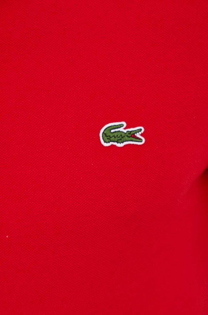 Lacoste polo bawełniane PH4012 czerwony