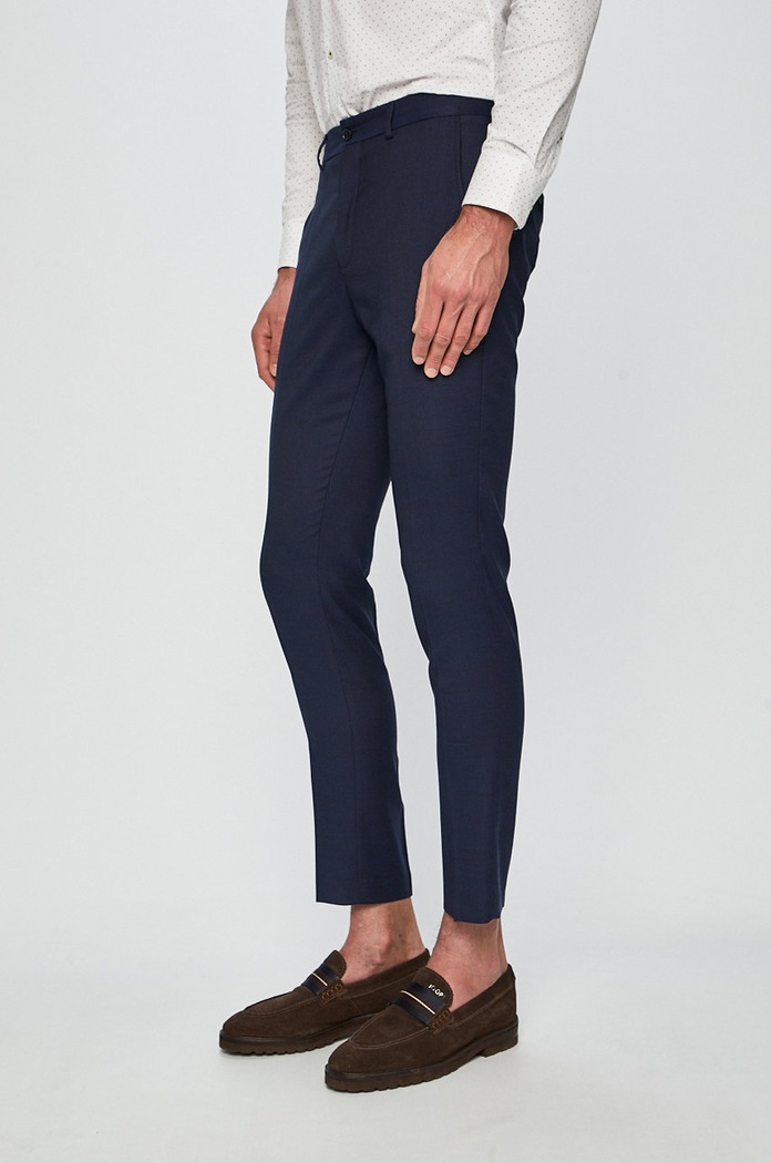 Premium by Jack&Jones - Nohavice s elastanom tmavomodrá 12141112