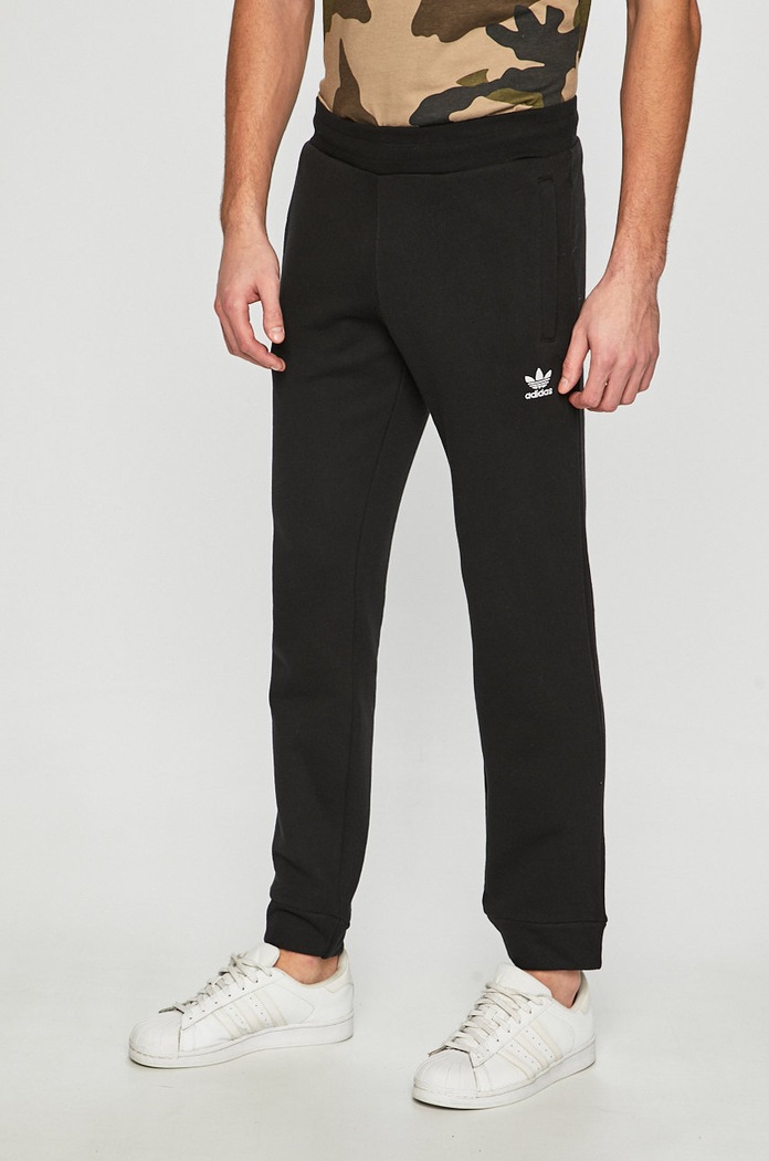 adidas Originals - Nadrág DV1574 elasztánnal fekete DV1574