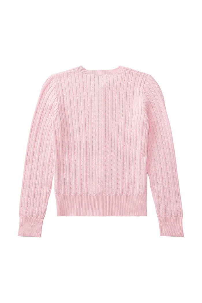 Djevojčice Polo Ralph Lauren - Dječji kardigan 128-176 cm 313543047010 roza