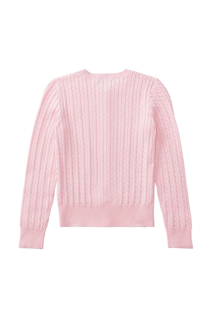 Djevojčice Polo Ralph Lauren - Dječji kardigan 128-176 cm 313543047010 roza