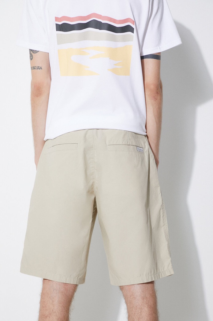 Abbigliamento Columbia pantaloncini in cotone Washed Out 1491953 beige