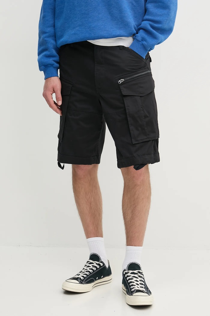 G-Star - Шорты Rovic zip relaxed 1\2 с эластаном чёрный D08566.5126.990