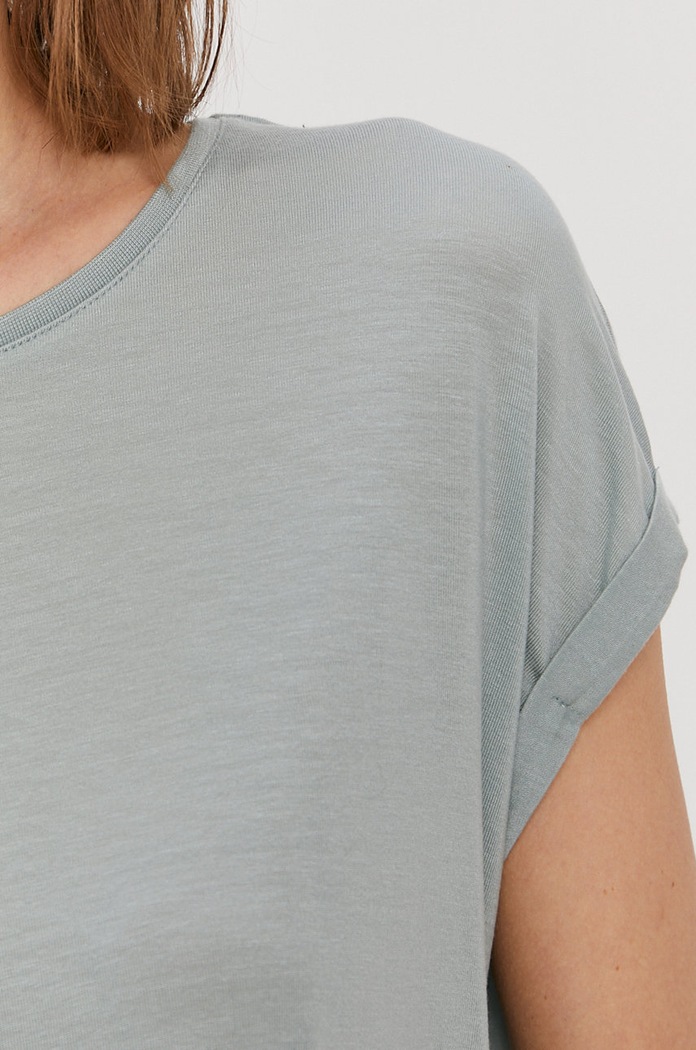 Tričko Vero Moda tyrkysová 10187159