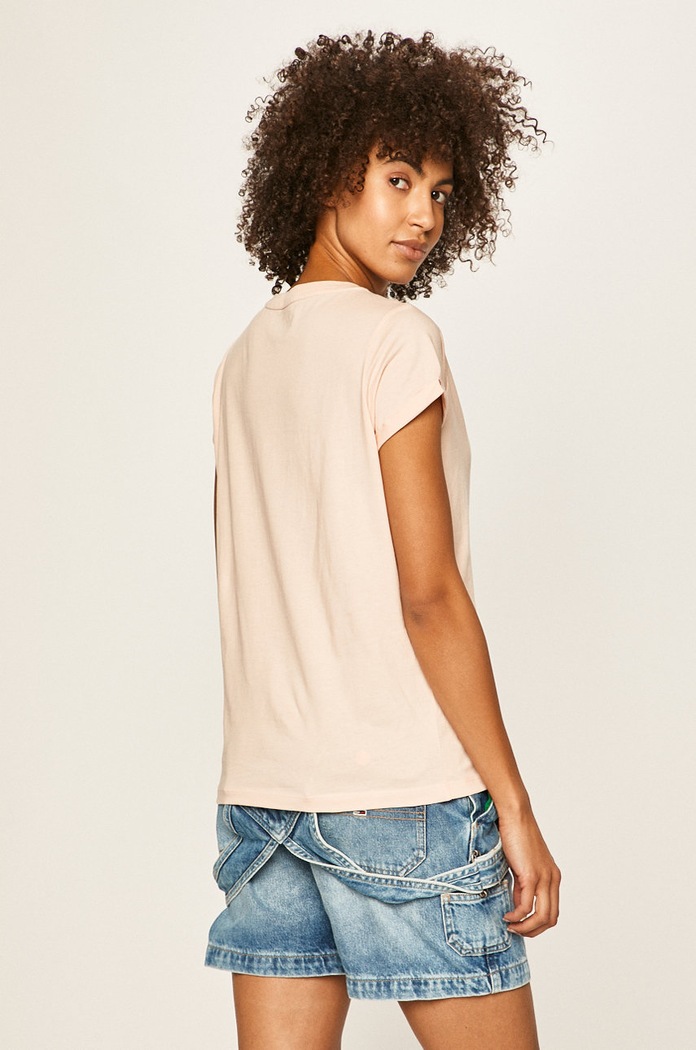 Ρούχα Tommy Hilfiger Μπλουζάκι UW0UW01618 ροζ