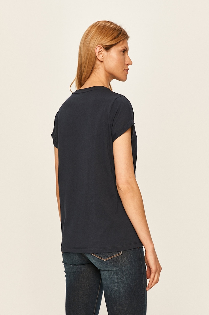 Îmbrăcăminte Tommy Hilfiger - Tricou UW0UW01618 bleumarin