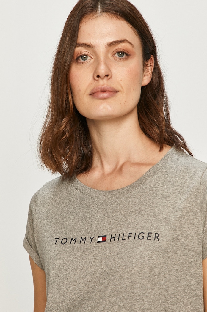 Tommy Hilfiger - Tričko sivá UW0UW01618