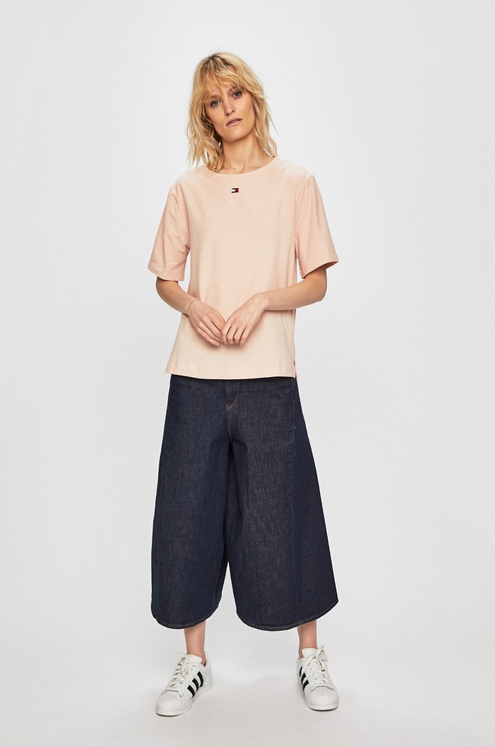 Tommy Hilfiger - Top UW0UW01307 rózsaszín AA00